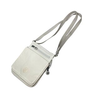 Kipling White Ivory Crossbody Bag